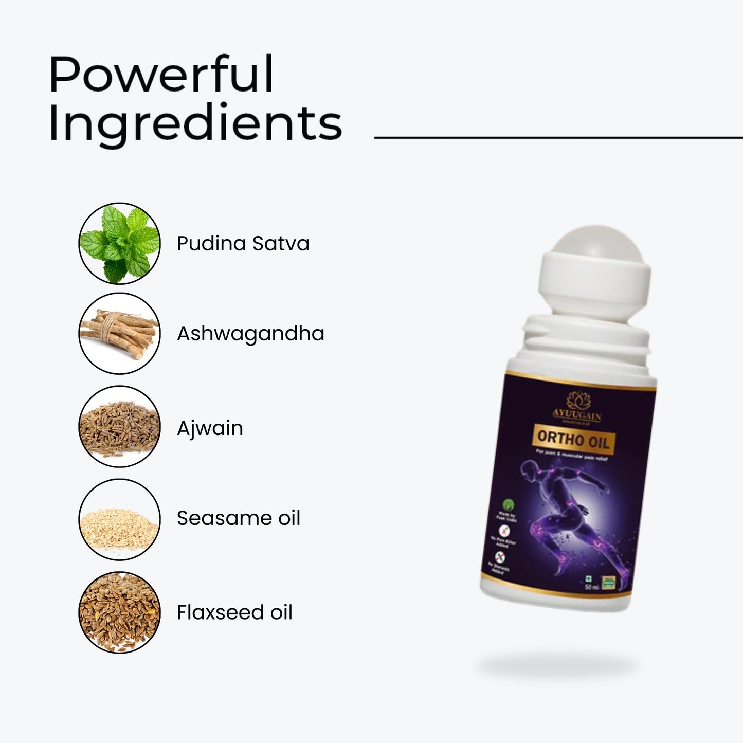 Ayuugain Ortho Oil for Joint Pain